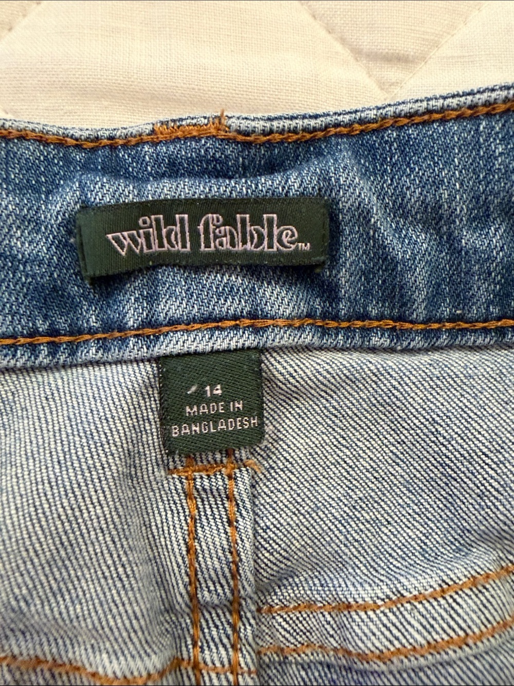 wild fable Medium Blue High-Rise Distressed Straight Jeans - Picture 6 of 6